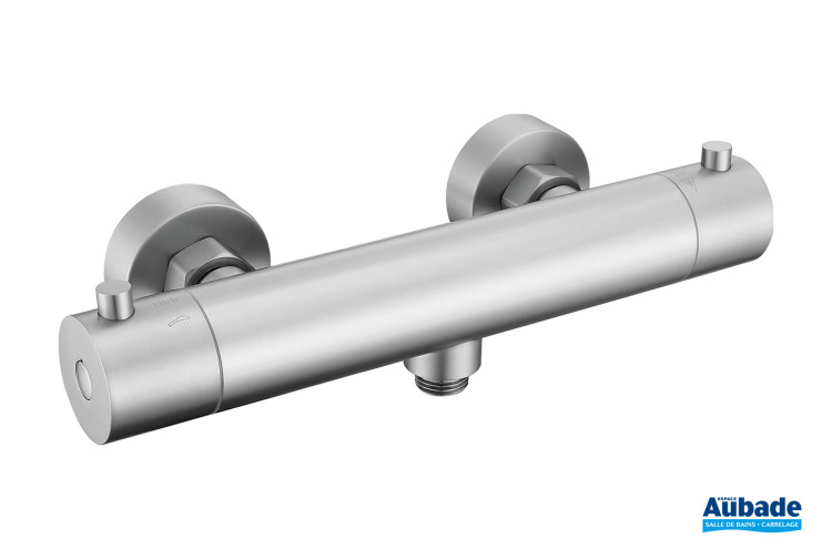 Mitigeur douche thermostatique Inox Line d'Aubade Création