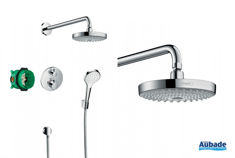 robinetterie douche hansgrohe solution encastree croma select s180
