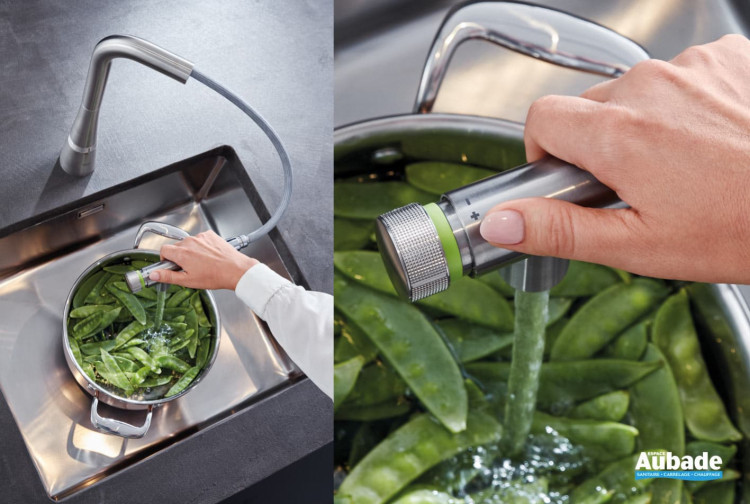 Robinetterie évier Zedra SmartControl de Grohe