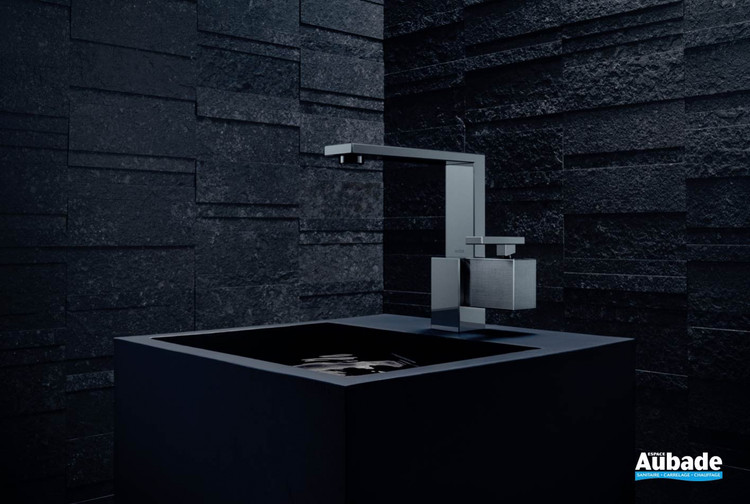 Mitigeur lavabo 190 Finition chrome noir poli AXOR Edge