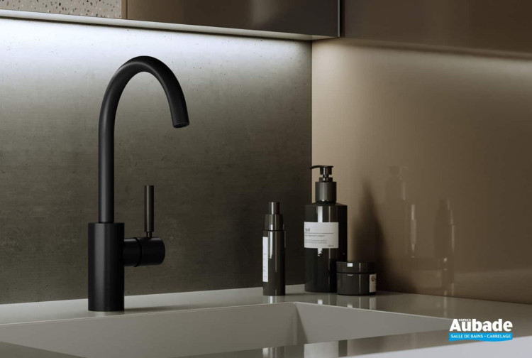 Mitigeur monocommande Meta finition Noir mat de Dornbracht