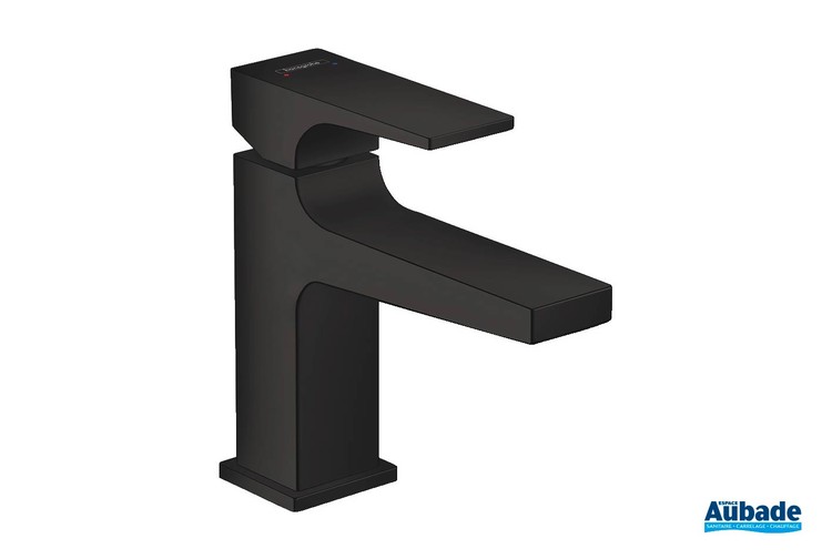 Mitigeur lavabo Select 100 bec long noir mat de Hansgrohe