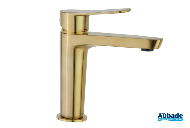 mitigeur lavabo bas Caledonia de Ramon Soler finition Or brossé
