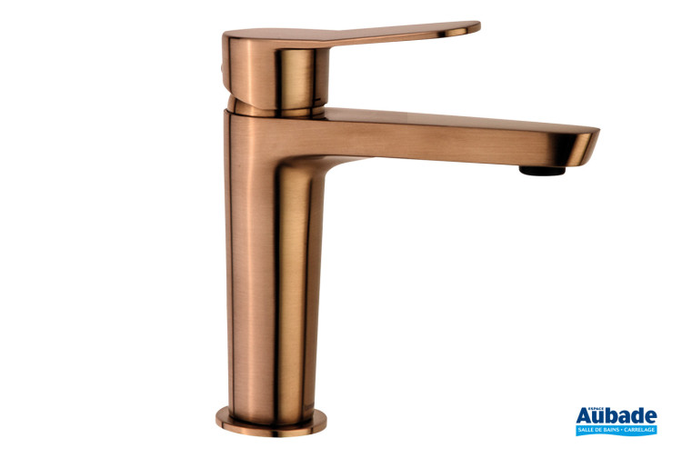 Mitigeur lavabo bas Caledonia de Ramon Soler finition Cuivre