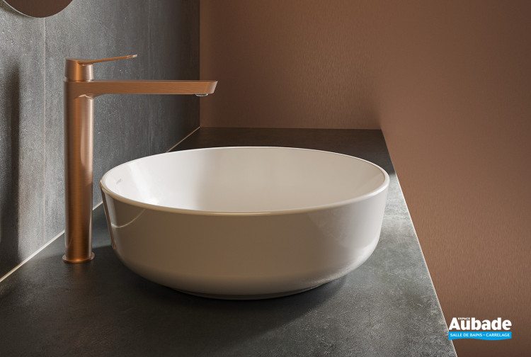 Mitigeur lavabo haut Caledonia de Ramon Soler finition Cuivre