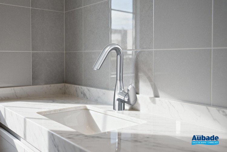 Mitigeur lavabo Derby Style haut Chromé de Vigour