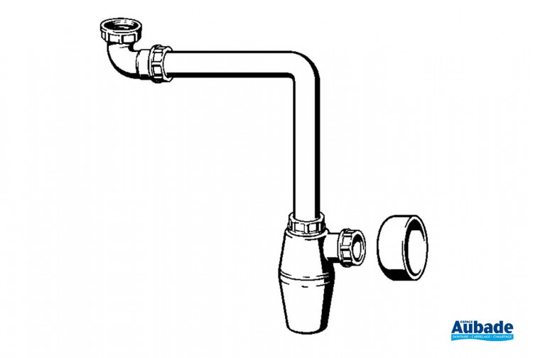 Siphons Viega Siphon polypropylène blanc