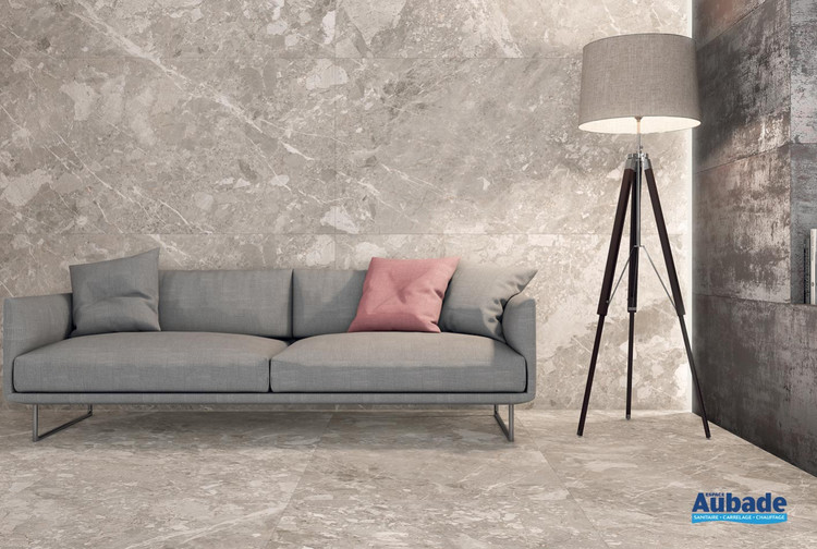 Collection Belcastel par Tau Ceramica en coloris Silver