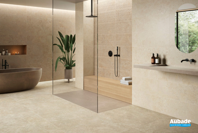 Collection Cambria par Tau ceramica en coloris Sand