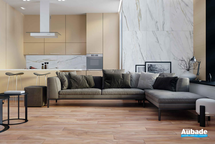 Collection Slonwood par Tau Ceramica en coloris Natural