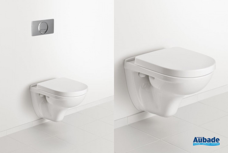 WC Villeroy & Boch ensemble wc suspendu O.novo Compact