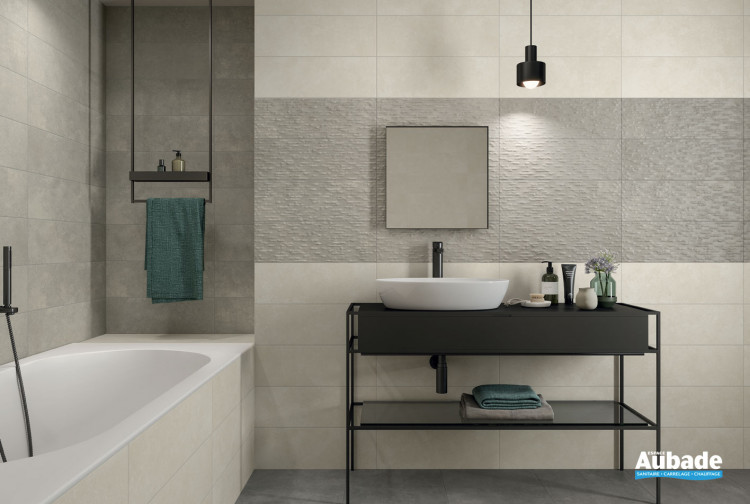 Collection Restonica par Villeroy & Boch en coloris Greige, Creme et décor Greige