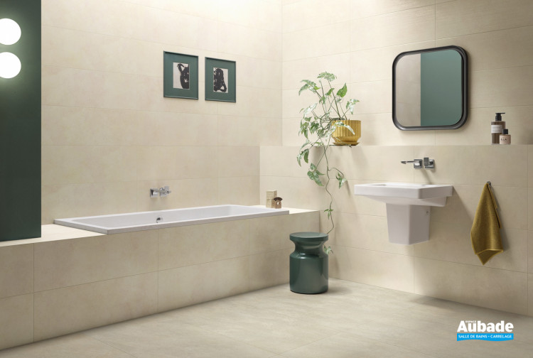 Collection Unit Five par Villeroy & Boch en coloris Creme et décor Creme Stripes