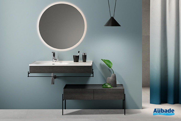 Lavabo élégant avec porte serviette Equal lavabo de Vitra