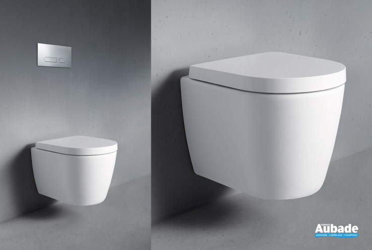 WC suspendu Me By Starck, Coloris Blanc