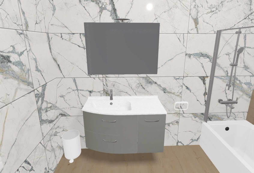 Meuble Elio Salle de bain moyenne classique