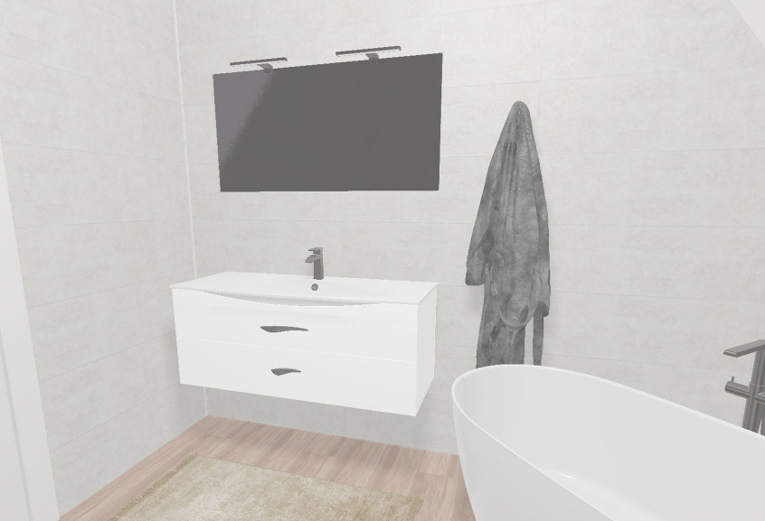 Meuble Flore salle de bain grande moderne et design