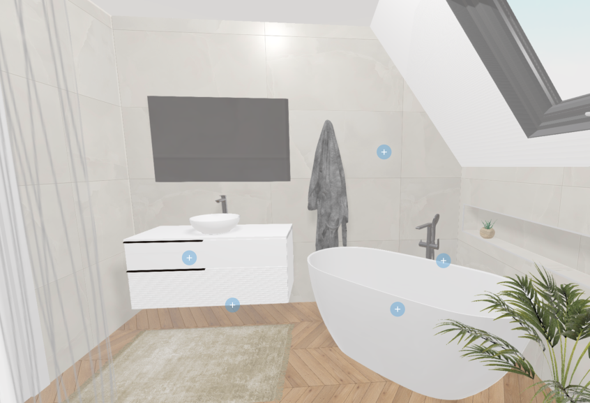 Meuble de salle de bains Forméa de Villeroy & Boch, coloris blanc mat
