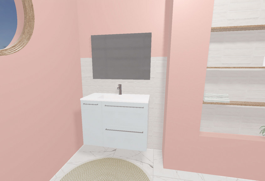 Impact II moyenne baignoire scandinave et bois