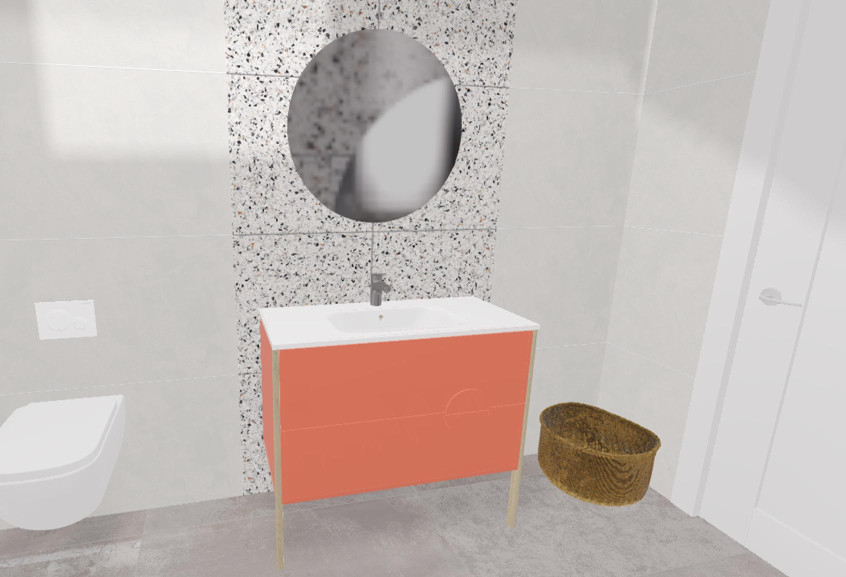 Pupitre 100 moyenne terrazzo