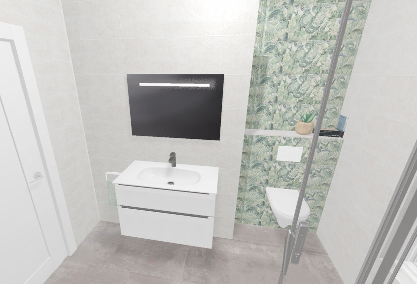 Style II petite douche moderne et design