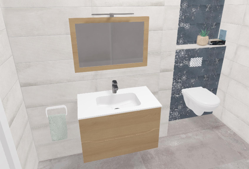 Wave petite baignoire moderne design