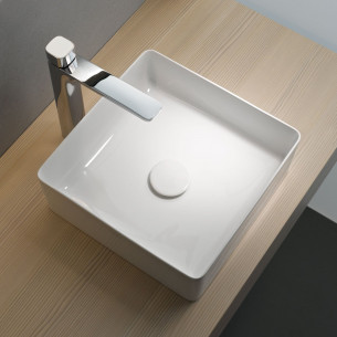 lavabo, vasque Living Square Saphirkeramic Laufen