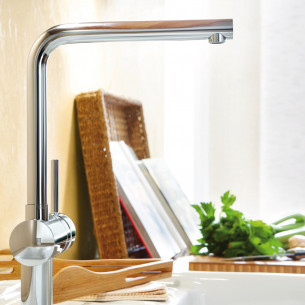 Mitigeur évier bec L Minta Grohe