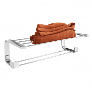 Gedy Quadrotto - Lot De 4 Accessoires De Salle De Bains En Résine Noire