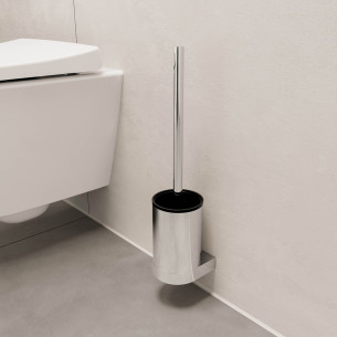 Pot en métal chromé