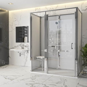 Aide mobilité réduite Espace de douche Onyx d'AKW