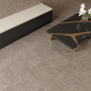 Collection Light Stone par Argenta Ceramica en coloris Taupe