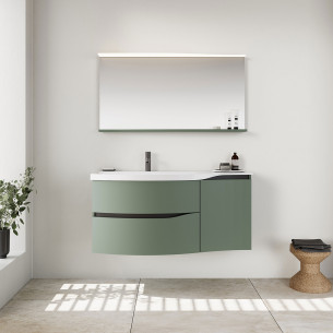 Meuble Sinea 3.0 de Burgbad coloris Vert cendre doux mat