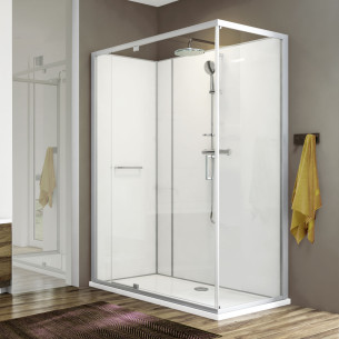 Cabine de douche intégrale Moorea de Hoesch by Leda - pivotante L.140 avantage