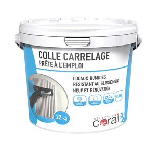 carrelage mise en oeuvre corail colle en pate