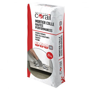 carrelage mise en oeuvre corail mortier colle haute performance c2s1