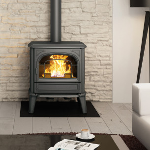 chauffage poele a bois tradition gris de artense