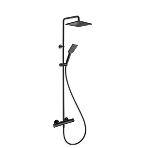 Colonne de douche thermostatique Theta cube Blackmat de Cristina Ondyna