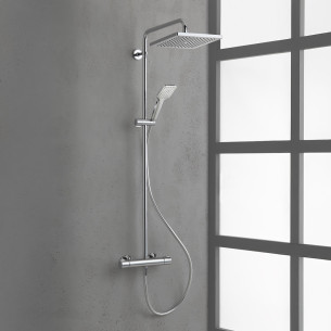 Colonne de douche thermostatique complète Theta Cube de Cristina Ondyna