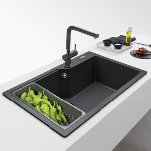 Evier inox Slimtop 1 bac XXL de FRANKE