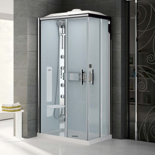 Cabine de douche Crystal A rectangulaire 100x80 Novellini Salle de