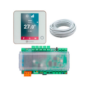 Pack Airzone Aidoo Pro Control Wi-Fi Vectiloconvecteur - Bluezero Cable Blanc 