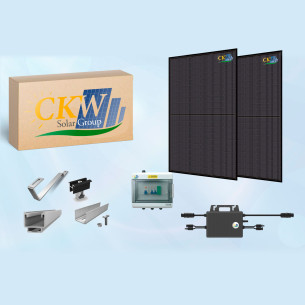 Kit toit ardoise 3kW micro-onduleur