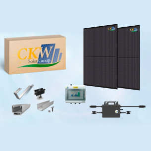 Kit toit ardoise 6kW micro-onduleur