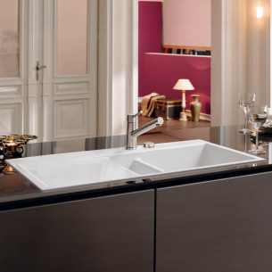 Évier céramique à encastrer Subway Pure 60 de Villeroy & Boch