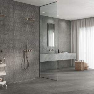 Collection Stone Lab par Fondovalle en coloris Silver Stone