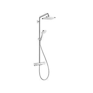 Colonne de douche Croma E mitigeur thermostatique Chrome Hansgrohe
