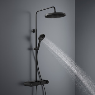 Colonne de douche Ranio 2 finition Noir de Duravit