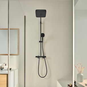 Colonne de douche Tempesta Cosmopolitan System 250 Cube Matte Black de Grohe