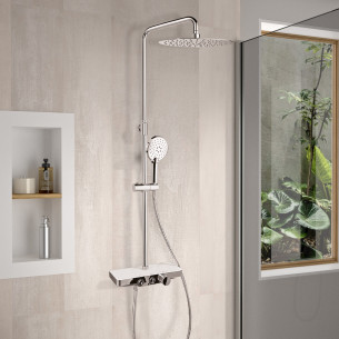 Colonne de douche thermostatique Amadeo de la marque Ramonsoler